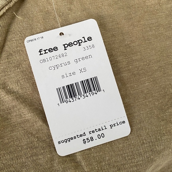 Free People Vacay Linen Blend Tank Top - Picture 9 of 9